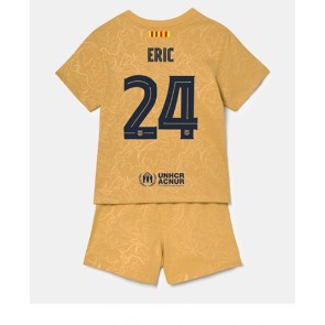 Barcelona Eric Garcia #24 kläder Barn 2022-23 Bortatröja Kortärmad (+ korta byxor)